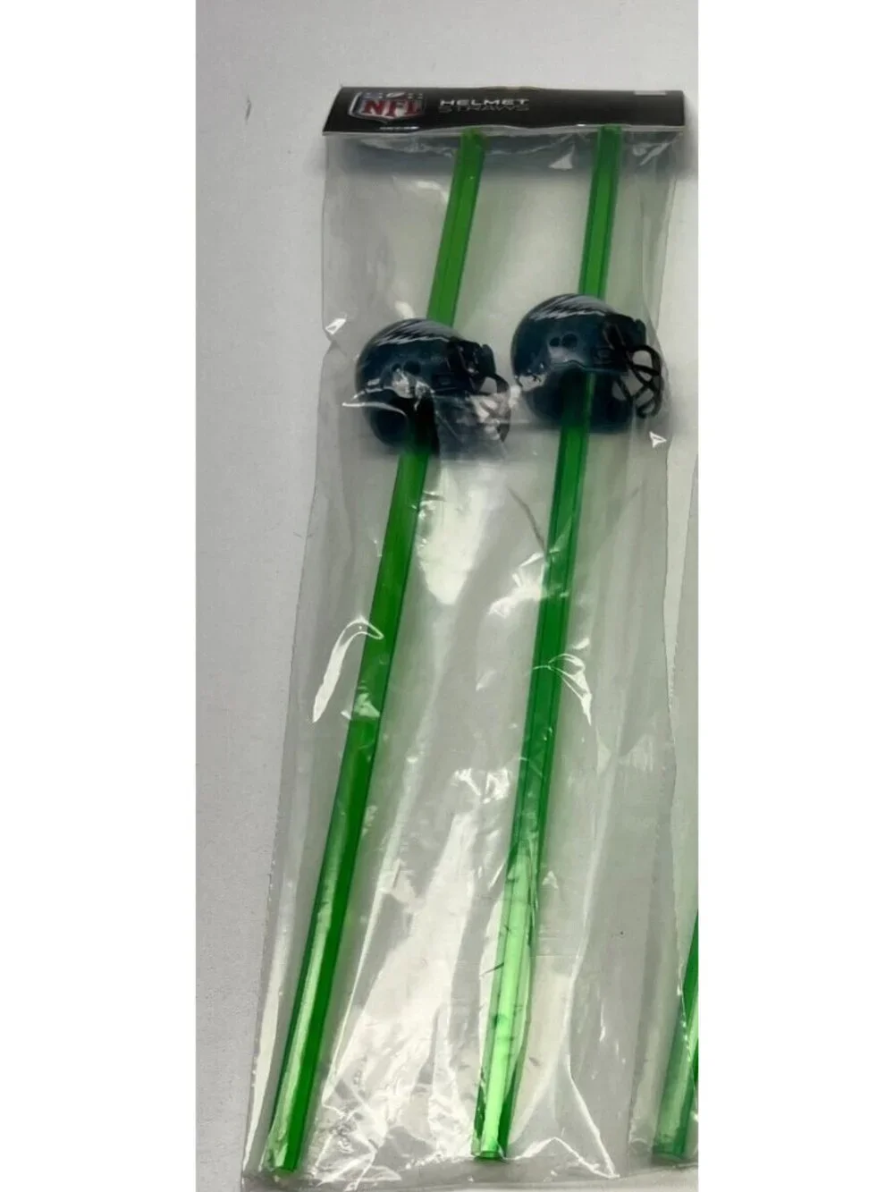 4x Philadelphia Eagles Party Drinking Straws Helmet 12